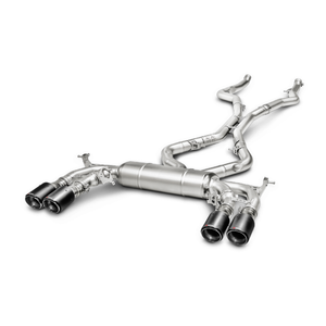 Akrapovic 15-17 BMW X5M (F85) Evolution Line Cat Back (Titanium) w/ Carbon Tips - ModMyEuro