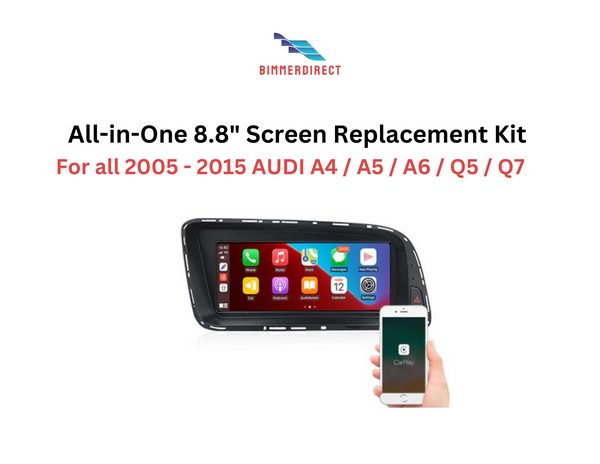2005-2015 Audi Plug-n-Play CarPlay Kit W/ Screen - ModMyEuro