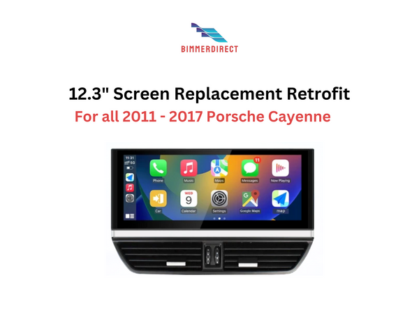 2011-2017 Porsche Cayenne Plug-n-Play CarPlay Kit W/ Screen W/Vents - ModMyEuro