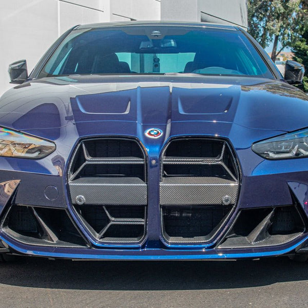 CSL Style Carbon Fiber Front Grilles - BMW G80 M3 & G82 / G83 M4 - ModMyEuro