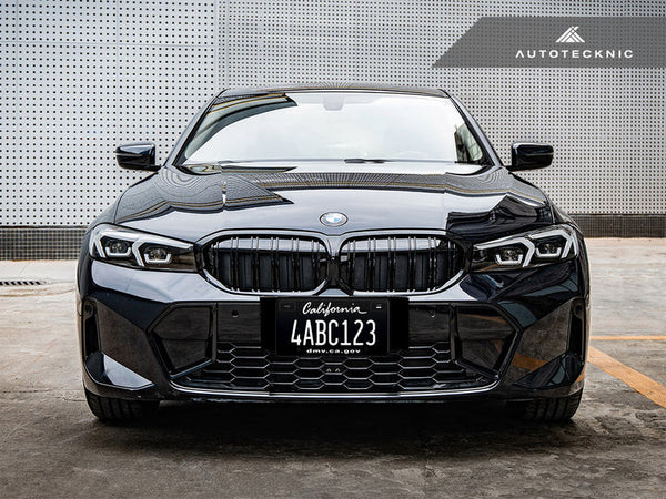 AutoTecknic G20 3-Series LCI Dual-Slat Front Grille - Gloss Black