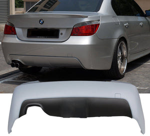 2004-2010 BMW E60 5 Series M-Tech Style Rear Bumper Cover W/ Diffuser - ModMyEuro