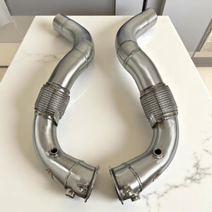 BMW N63R/N63B Catless Race Downpipes - M550i, 750i, M850i, X5, X6, X7 - ModMyEuro