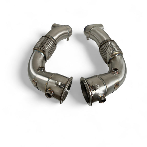 BMW N63R/N63B Catless Race Downpipes - M550i, 750i, M850i, X5, X6, X7 - ModMyEuro