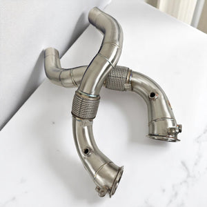 BMW N63R/N63B Catless Race Downpipes - M550i, 750i, M850i, X5, X6, X7 - ModMyEuro