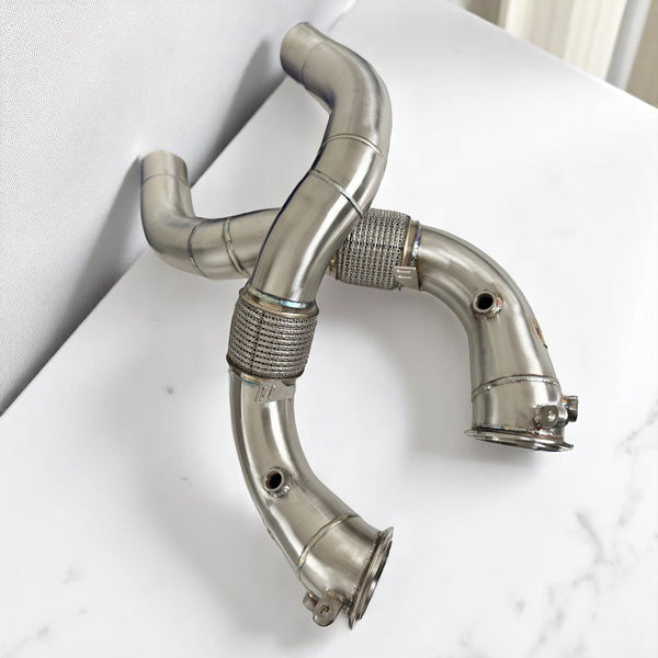 BMW N63R/N63B Catless Race Downpipes - M550i, 750i, M850i, X5, X6, X7 - ModMyEuro