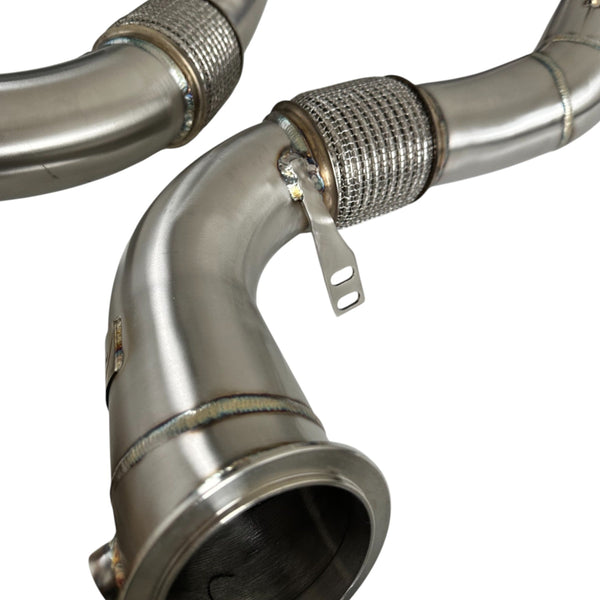 BMW N63R/N63B Catless Race Downpipes - M550i, 750i, M850i, X5, X6, X7 - ModMyEuro