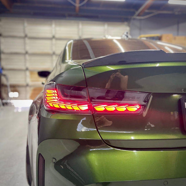 2019+ BMW G80/G20/G28 3 Series - GTS OLED STYLE TAIL LIGHTS - Factory Red - ModMyEuro