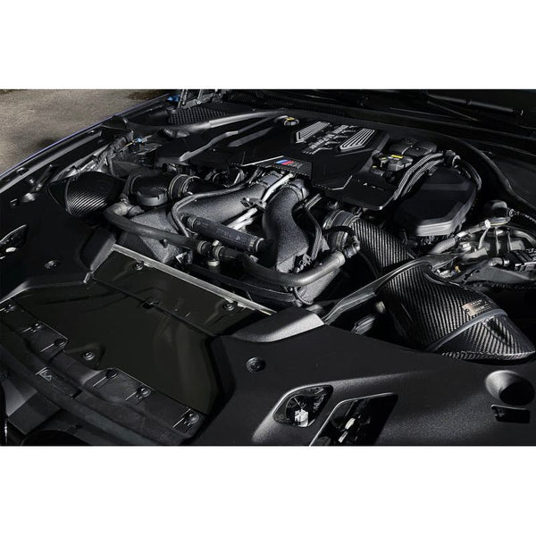 CSF 16-21 BMW M5 (F90) / 17-21 BMW M8 (F91/F92/F93) Twin Charge-Air-Cooler Set - Crinkle Black - ModMyEuro