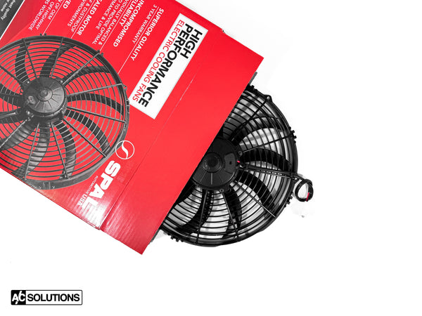 A/C Solutions x CSF E28 Parallel Flow Condenser + 13" SPAL Fan Combo - ModMyEuro