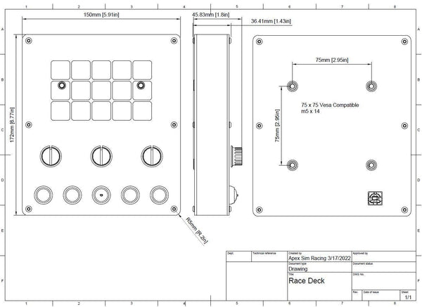 Race Deck - Apex Sim Racing - Sim Racing Products