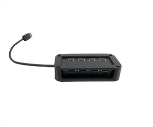 USB 4 Port Mount Mount ONLY (Sabrent usb hub not included) - Apex Sim Racing - Sim Racing Products