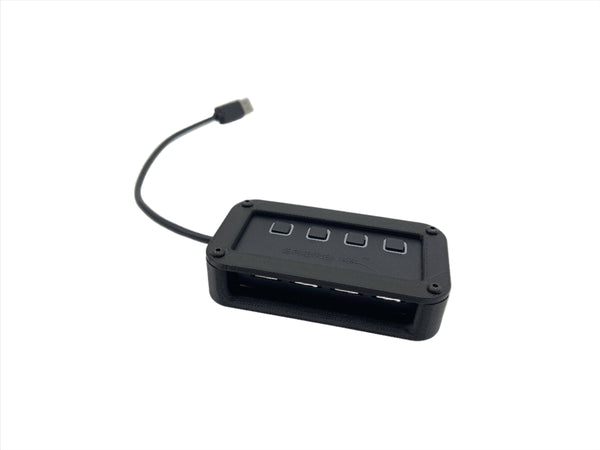 USB 4 Port Mount Mount ONLY (Sabrent usb hub not included) - Apex Sim Racing - Sim Racing Products