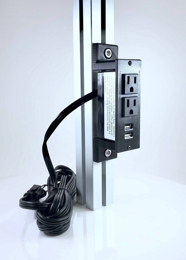 Rig Mounted Power Strip / Usb Kit - Apex Sim Racing - Sim Racing Products