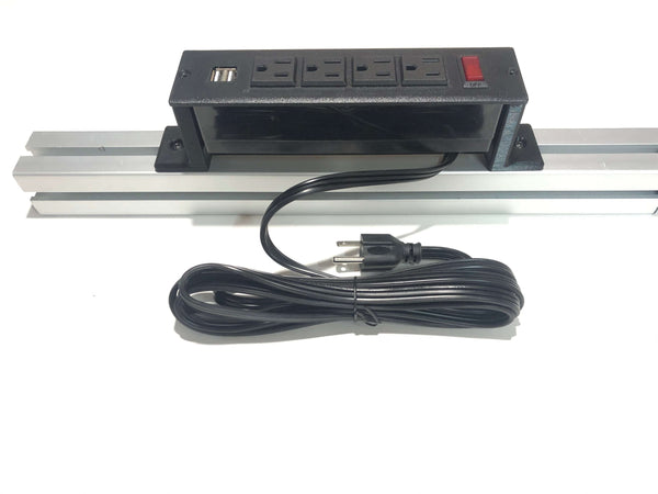 Rig Mounted Power Strip / Usb Kit - Apex Sim Racing - Sim Racing Products