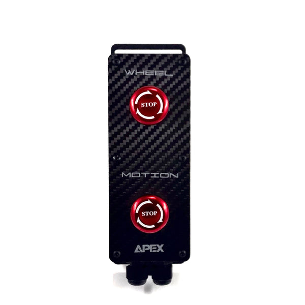 Dual Emergency Stop Switch Box - Apex Sim Racing - Sim Racing Products