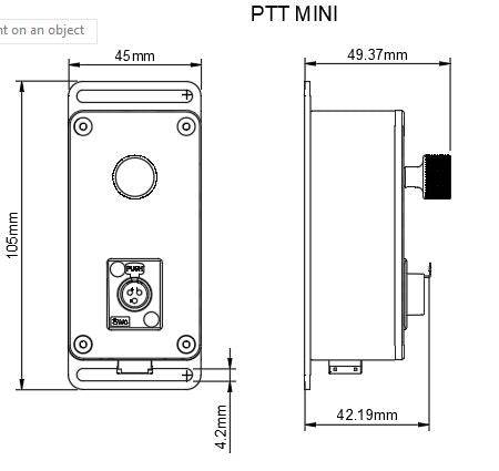 Push To Talk (PTT) Button Box - Apex Sim Racing - Sim Racing Products