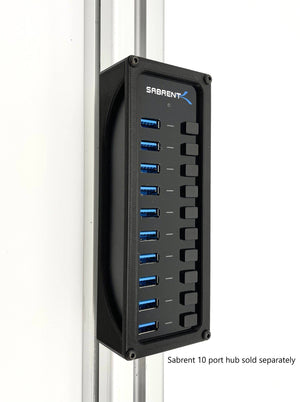 USB 10 Port 60W Hub Mount ONLY (Sabrent usb hub not included) - Apex Sim Racing - Sim Racing Products