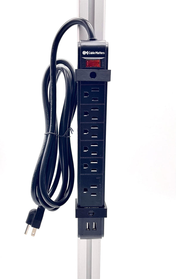 6 Outlet Rig Mounted Power Strip - Apex Sim Racing - Sim Racing Products