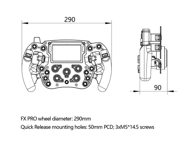 FX PRO Formula Wheel - Apex Sim Racing - Sim Racing Products