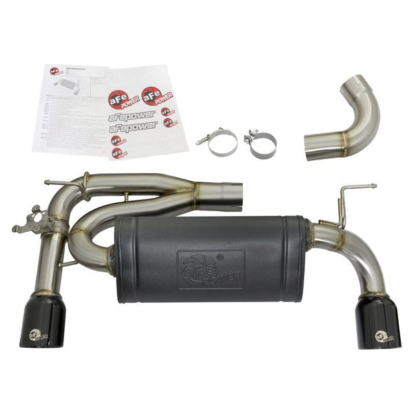 aFe MACHForce XP Exhausts Axle-Back 12-15 BMW 335i 3.0T (SS w/Black Tips) - ModMyEuro