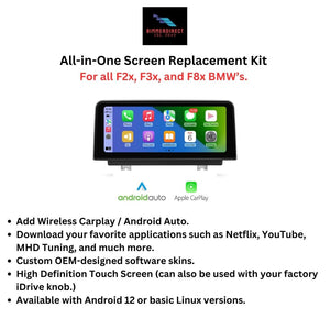 2015-2020 BMW 3 Series Plug-n-Play CarPlay Kit W/ Screen - ModMyEuro