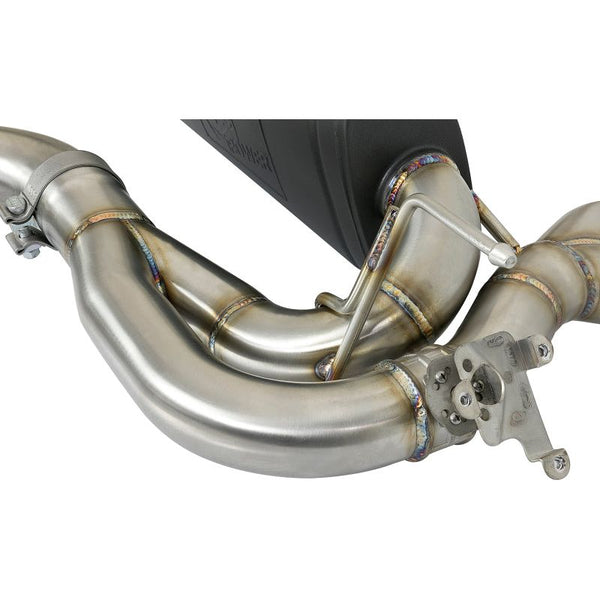 aFe MACH Force-Xp 2-1/2in SS Axle Back Exhaust w/Black Tips 15+ BMW M3/M4 (F80/F82) L6 3.0L (tt) S55 - ModMyEuro