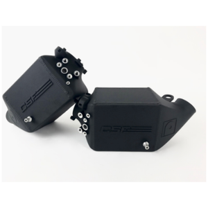 CSF 12-16 BMW M5 (F10) / 12-18 BMW M6 (F06/F12/F13) Twin Charge-Air-Cooler Set - Crinkle Black - ModMyEuro