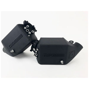 CSF 12-16 BMW M5 (F10) / 12-18 BMW M6 (F06/F12/F13) Twin Charge-Air-Cooler Set - Crinkle Black - ModMyEuro