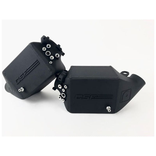 CSF 12-16 BMW M5 (F10) / 12-18 BMW M6 (F06/F12/F13) Twin Charge-Air-Cooler Set - Crinkle Black - ModMyEuro