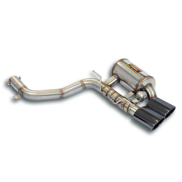 Supersprint Maserati Ghibli 2013 -> Rear Exhaust Right "Gun Metal Grey", With Valve