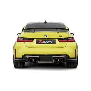 Akrapovic 2021+ BMW G87 M2, G80 M3 &amp; G82 M4 Rear Carbon Wing (requires additional fitting kit) - ModMyEuro