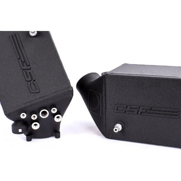 CSF 12-16 BMW M5 (F10) / 12-18 BMW M6 (F06/F12/F13) Twin Charge-Air-Cooler Set - Crinkle Black - ModMyEuro
