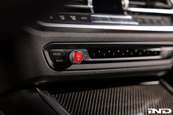 AutoTecknic F9X / G-Chassis Red Audio Volume Button