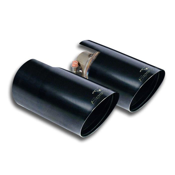 Supersprint Endpipes Kit Right - Left "Racing-Gun Metal Grey" O90