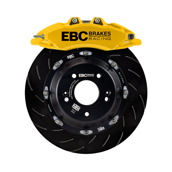 EBC Racing 07-13 BMW M3 (E90/E92/E82) Yellow Apollo-6 Calipers 380mm Rotors Front Big Brake Kit - ModMyEuro