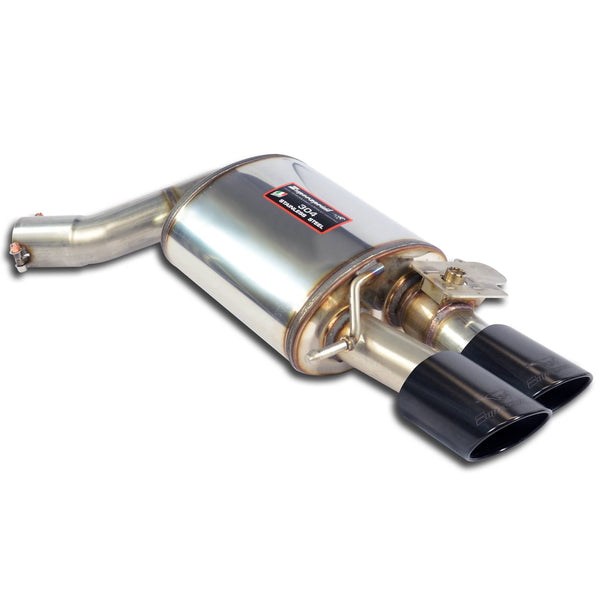 Supersprint AUDI S6 C7 Typ 4G Facelift QUATTRO 2015 -> Rear Exhaust Right 100X75 "Gun Metal Grey" With Valve