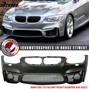 2011-2013 BMW E92 E93 3 Series LCI Coupe M4 Style Front Bumper Conversion Kit W/O Fog Light Cover - ModMyEuro