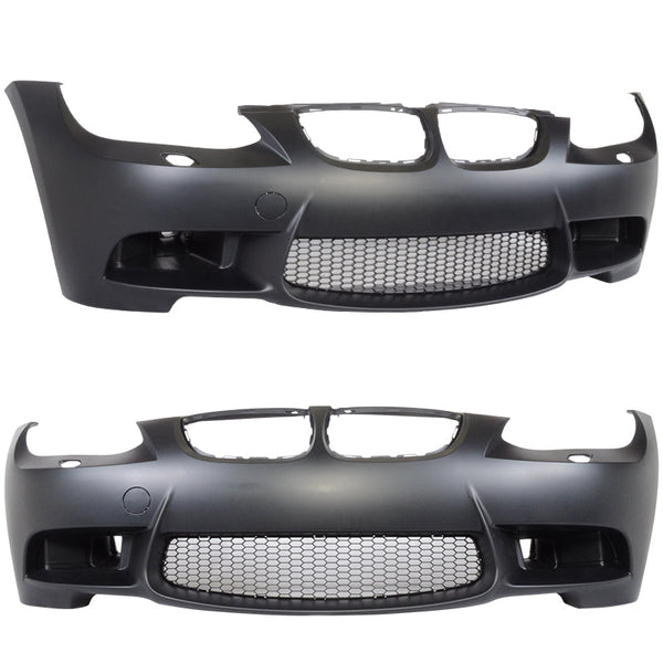 Fits 07-10 BMW E92 E93 3 Series Coupe M3 Style Front Bumper Cover Kit W/Air Duct