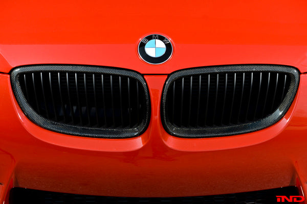 iND e9x m3 carbon fiber front grille set - iND Distribution
