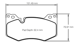 Pagid Racing Brake Pads No. 8278 - ModMyEuro