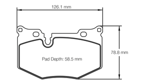 Pagid Racing Brake Pads No. 8279 - ModMyEuro