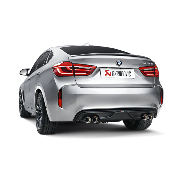 Akrapovic 15-17 BMW X5M (F85) Evolution Line Cat Back (Titanium) w/ Carbon Tips - ModMyEuro