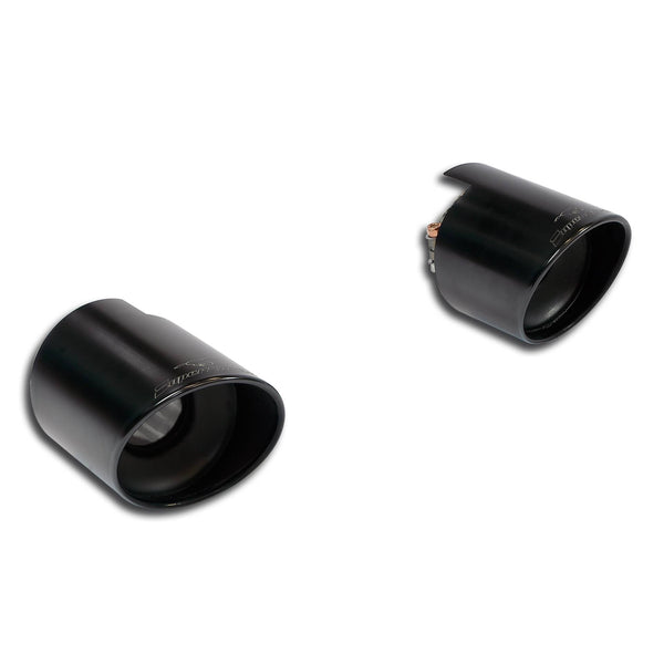 Supersprint 500 ABARTH Endpipe Kit Right - Left "Gun Metal Grey" O 120