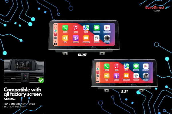 2015-2020 BMW 3 Series Plug-n-Play CarPlay Kit W/ Screen - ModMyEuro