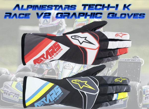 Alpinestars Tech-1 K Race S v2 Youth Karting Gloves - ModMyEuro
