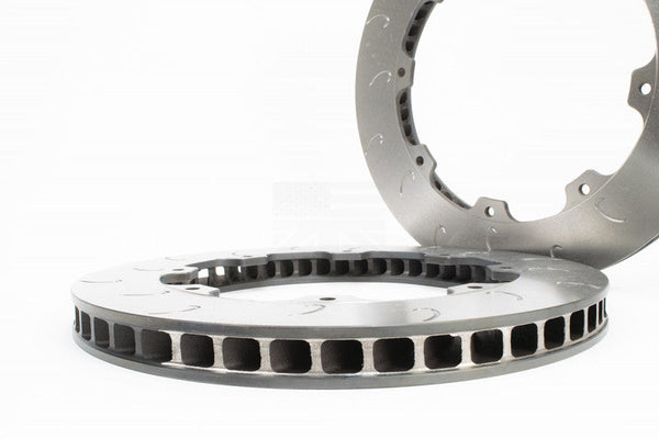 AP Racing J Hook 380mm Rear Floating Racing Brake Rotors Vane Image