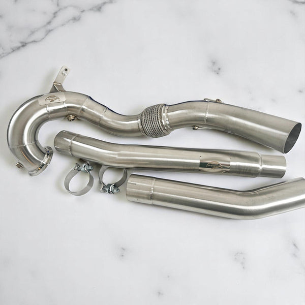 AWD Audi 8Y S3 Race Downpipe & VW MK8 Golf R Downpipe - Palenon Performance - ModMyEuro