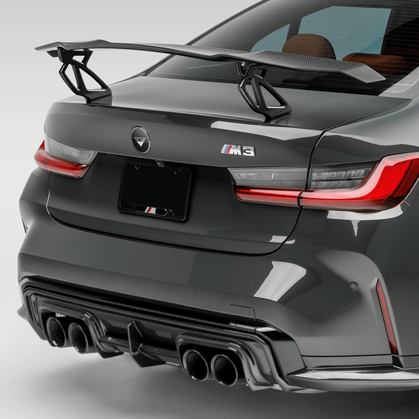 BMW G8X M3 | M4 Carbon Fiber Aero Wing Blade with Matte Black Uprights - ModMyEuro