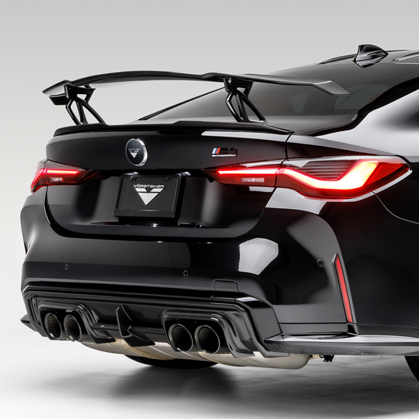 BMW G8X M3 | M4 Carbon Fiber Aero Wing Blade with Matte Black Uprights - ModMyEuro